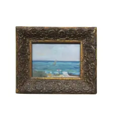 Moses Levy, Fossa Dell'Abate, oil on card
