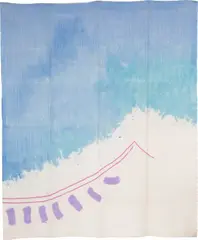 Giorgio Griffa, Ohne Titel, 1996, Acryl auf Leinwand