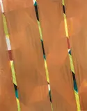 Ohne Titel by Katharina Grosse, 2004, Acryl auf Aluminiumwabenplatte, sold Jun 2021