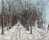 Christian Rohlfs, Belvedere Allee in Weimar