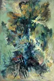 Bernard Schultze, Ruheloser Prozess, 1955, Öl auf Leinwand