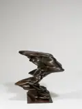 Tony Cragg, Gate, 2017, Bronze mit brauner Patina. Höhe: 40 cm (15 ¾ in.)