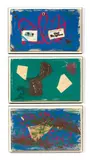A. R. Penck, Erinnerung Hechtstraße – 1. Die allgemeine Scheiße 2. Die russische Scheiße 3. Die westdeutsche Scheiße