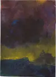 Dämmerstunde by Emil Nolde, Aquarell auf Japan, sold Jun 2022
