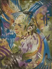 William Wauer, Porträt Herwarth Walden, 1919, Öl auf Leinwand