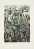 Albín Brunovský, Pagan, 1992, etching, paper