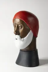 Vladimír Preclík, Portrait of Jan Zrzavý, 2000, polychromed bronze