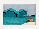 Big Wave II by Ken Price, 1999, Acrylic, ink, and graphite on paper, sold Oct 2015