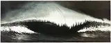 Robert Longo, Wave, 2003, Color screenprint on paper
