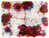 Sam Francis, Lyre Eight, 1972, 8-color screenprint on Italia paper