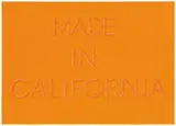 Ed Ruscha, Made in California, 1971, 3-color screenprint on Arches paper