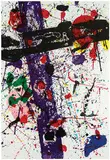 Untitled (from Eight by Eight to Celebrate the Temporary Contemporary) by Sam Francis, 8-color offset lithograph on Rives BFK paper, sold Oct 2015