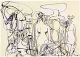 George Condo, Line of Figures