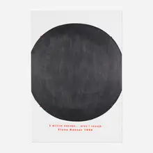 Fiona Banner, Bodoni, 1999, screenprint in colors with graphite