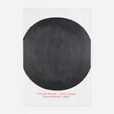 Fiona Banner, Bodoni, 1999, screenprint in colors with graphite