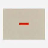 Fred Sandback, Untitled, 1976, woodcut on Japanese paper