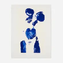 Yves Klein, Helena (from the Anthropométries series), 2004, lithograph in colors