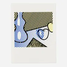 Roy Lichtenstein, Still Life (from The Geldzahler Portfolio), 1997, screenprint in colors on Somerset 300 gsm