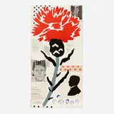 Donald Baechler, Thistle, 1999, lithograph in colors