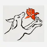Alexander Calder, Untitled (from The Sacrilege of Alan Kent series), 1976, aquatint in colors on BFK Rives