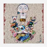 A Space for Philosophy by Takashi Murakami, 2013, offset lithograph in colors, sold Feb 2023