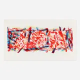 James Rosenquist, Marco Polo Returns, 1978, etching and pochoir in colors on Pescia Italia