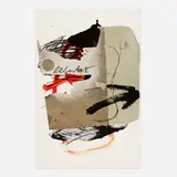 Antoni Tàpies, Libertat, 1988, lithograph on paper