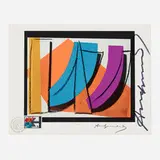 Andy Warhol, U.N. Stamp, 1979, offset lithograph in colors on BFK Rives