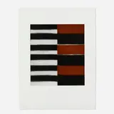 Sean Scully, Large Mirror II, 1997, etching, aquatint, spit bite and sugar-lift in colors on Somerset