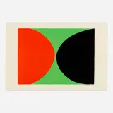 Terry Frost, Red and Black on Green