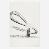 Flowers (Black and White) by Andy Warhol, 1974, screenprint, sold Feb 2023