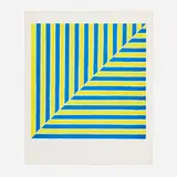 Frank Stella, Untitled (Rabat) (from the Ten Works by Ten Painters portfolio), 1964, screenprint in colors on Mohawk Superfine Cover