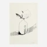 Flowers (Black and White) by Andy Warhol, 1974, screenprint, sold Feb 2023