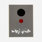 Jetsam by Adolph Gottlieb, 1967, screenprint in colors, sold Feb 2023