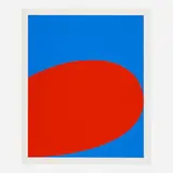 Ellsworth Kelly, Red Blue (from the Ten Works x Ten Painters portfolio), 1964, screenprint in colors