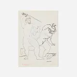 La guerre et la paix by Pablo Picasso, 1954, lithograph, sold Feb 2023