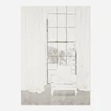 David Hockney, The boy who left home to learn fear (from the Illustrations for Six Fairy Tales from The Brothers Grimm series), 1969, etching and aquatint on concertina folded Hodgkinson handmade