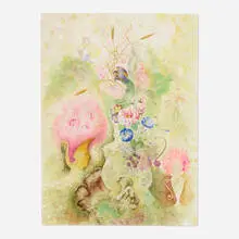 Mitzura Salgian, Hortus Florae Poeticae, 2004, gouache on Arches