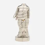 La Mini Cariatide by Miguel Ortiz Berrocal, 1968-1969, nickel-plated zamak, brass, sold Dec 2022