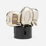 Mini Zoraida by Miguel Ortiz Berrocal, 1969-1970, nickel-plated zamak, brass ring with moonstone, acrylic, sold Dec 2022