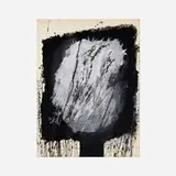 Rex Ashlock, Black and White Forms, 1960, gouache on paper