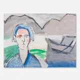 James Lechay, Figure with Mountains