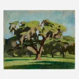 Myron Lechay, Live Oaks, 1926, oil on canvas