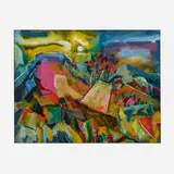 Joseph Meierhans, Landscape, 1950, oil on paper