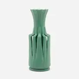 William J. Dodd for Teco Pottery, Reticulated vase, model 85, c. 1904, glazed earthenware