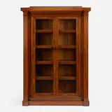 George Mann Niedecken, Cabinet from the Conroy Building, Milwaukee, c. 1904, walnut, glass