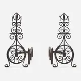 Roycroft, Andirons model 068, pair