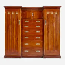 Heal & Son, Inlaid breakfront wardrobe