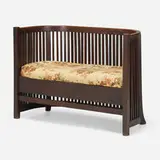 Plail Brothers, Settee, c. 1912, oak, upholstery