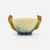 Chat et chien bowl by Henri Bergé for Amalric Walter, sold Jun 2023